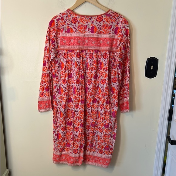 SZ Blockprints Indian Cotton Dress Size M - Picture 4 of 7